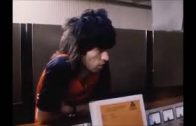 The Rolling Stones in the studio with Mick Jagger, Keith Richards, Ian Stewart